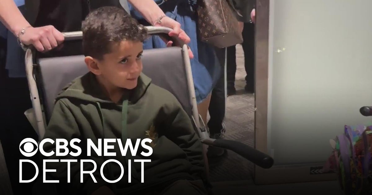 4 children injured in Gaza receiving medical care in Metro Detroit - CBS Detroit
