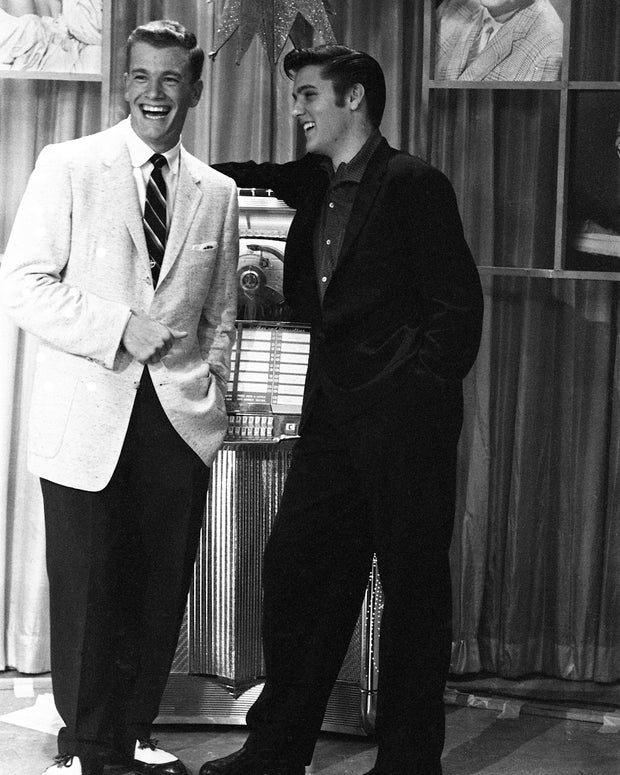 Wink Martindale and Elvis Presley 