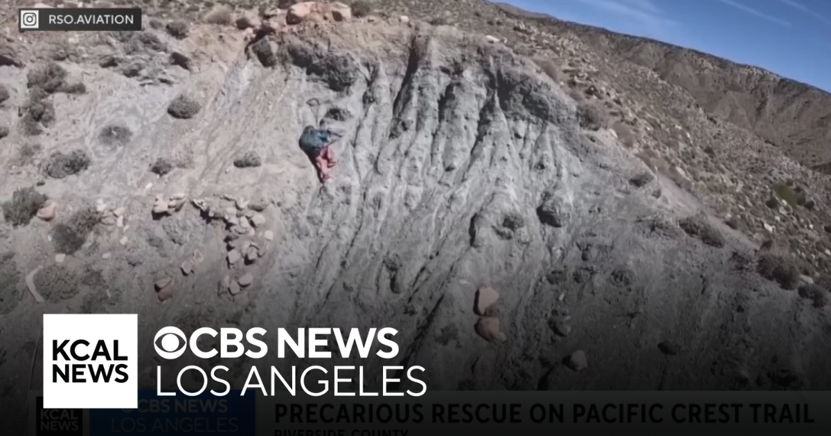 Hiker rescued after slipping down cliffside of Pacific Crest Trail in