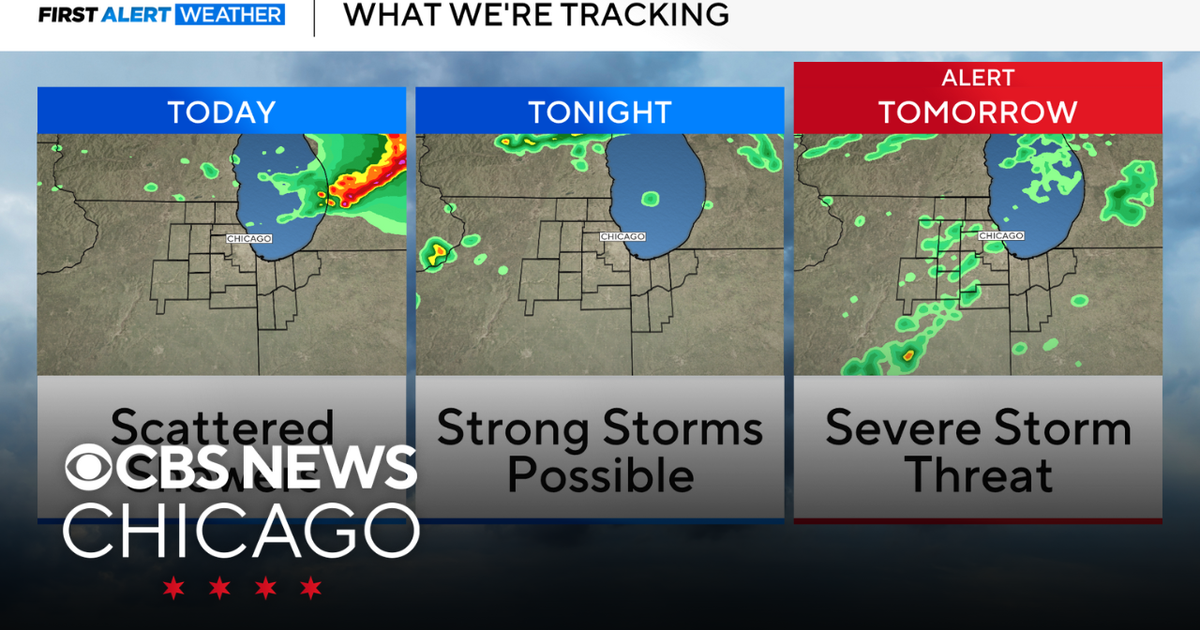 Severe storms possible Thursday night in Chicago - CBS Chicago
