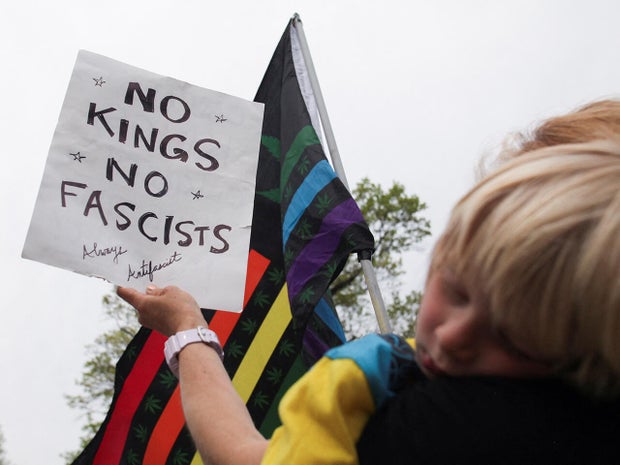 Protest at the residence of U.S. Vice President JD Vance 