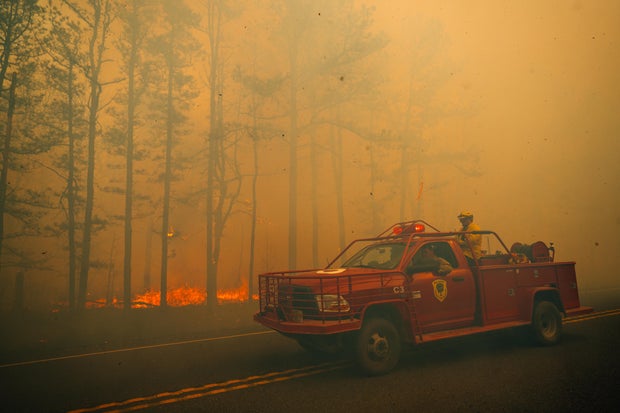 Vineland wildfire 