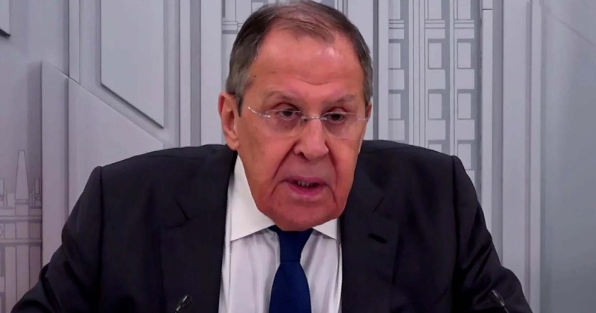 Russian foreign minister on latest Kyiv strikes: "We only target military goals" - CBS News