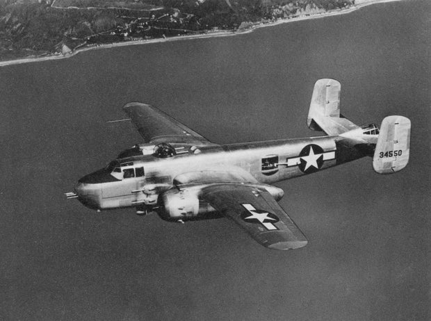 A B-25 Mitchell Bomber