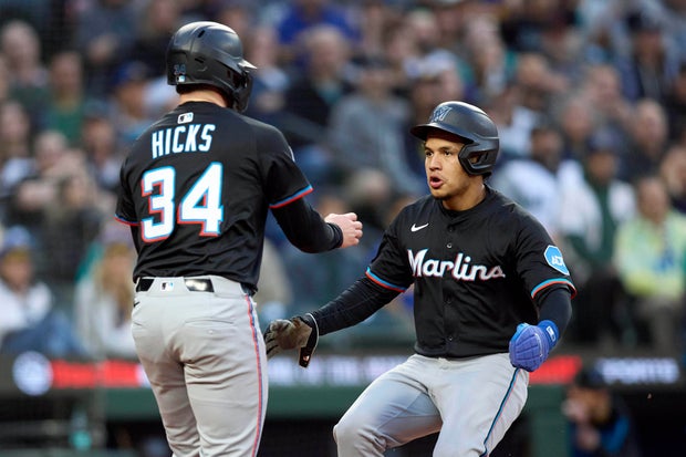 Marlins Mariners Baseball 