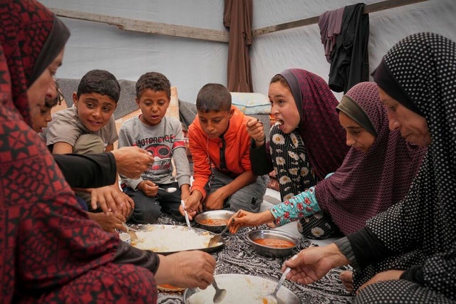 Mideast Wars Feeding Gaza's Families 