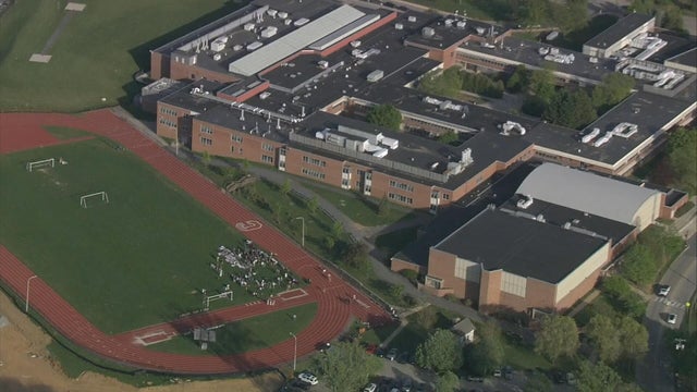 Overhead photo of Conestoga High School 
