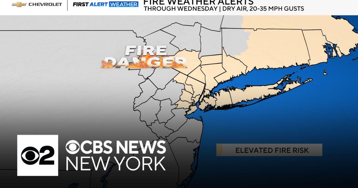 First Alert Weather: Elevated fire risk Wednesday in New York - 4/29/25 ...