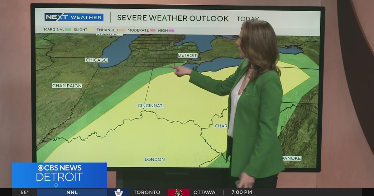 Showers and Storms Still Possible This Afternoon and Evening - CBS Detroit