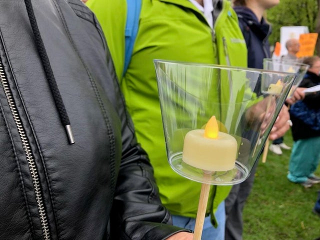 May Day 2025 protest in Union Park, Chicago. 