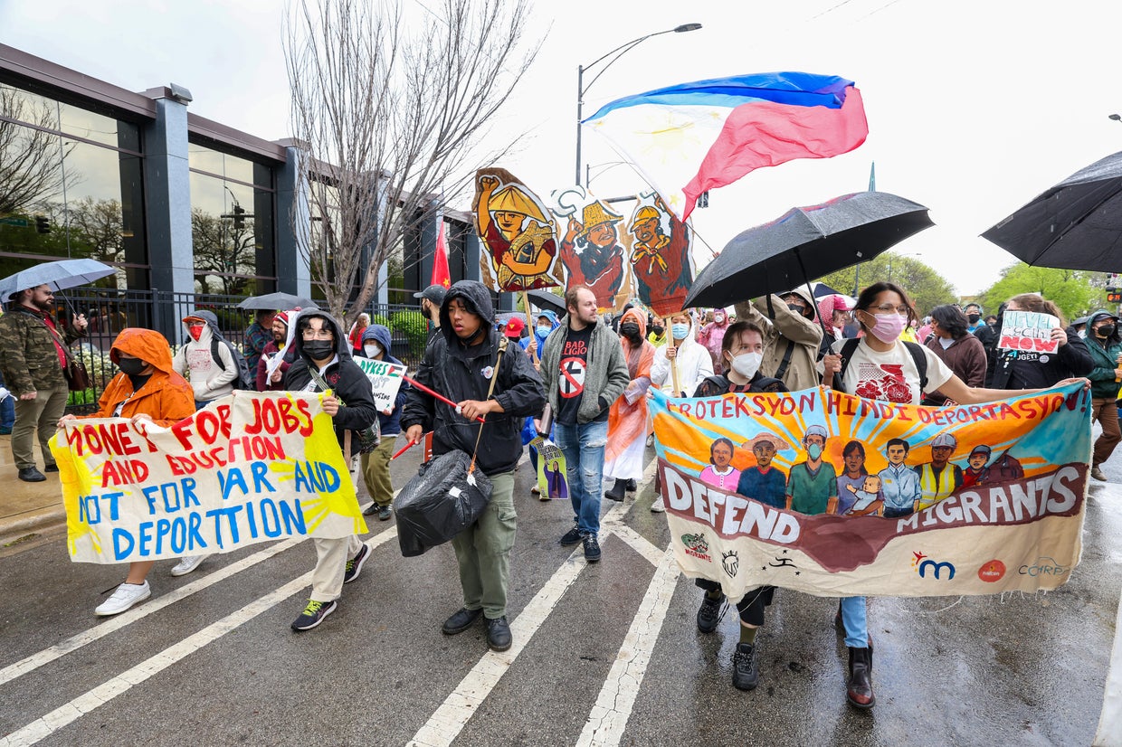 See photos of May Day protests around the world as Trump looms large ...