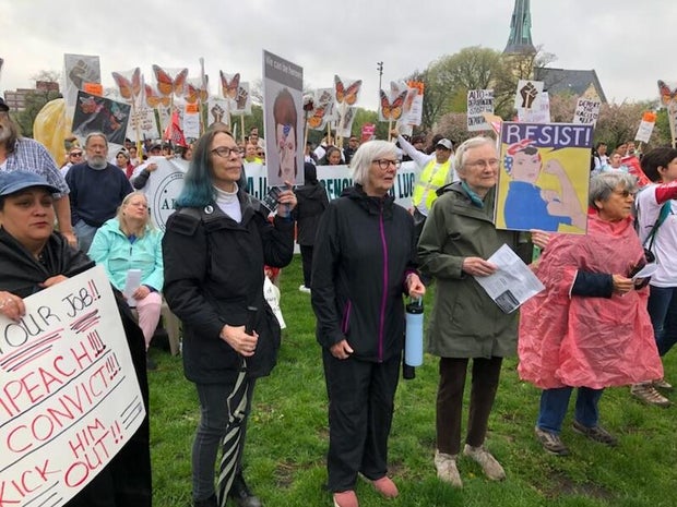 May Day 2025 protest in Union Park, Chicago. 