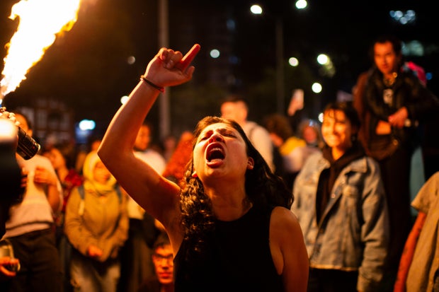 Vigil Against The Trans Femicide Of Sara Millerey A Women Tortured And Killed In Colombia