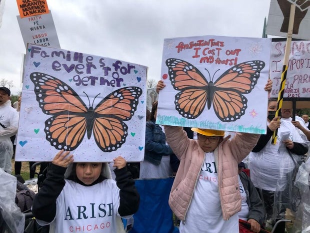 May Day 2025 protest in Union Park, Chicago. 
