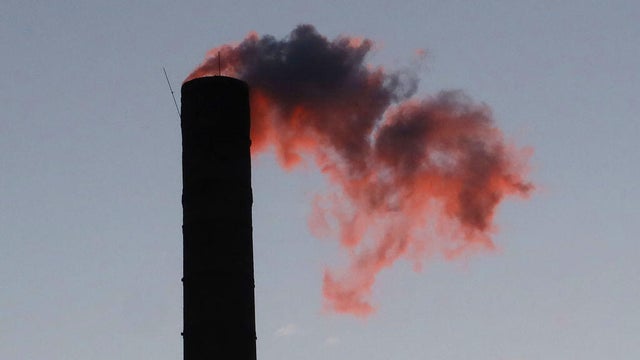 Smoke Stack in Hoboken, New Jersey 