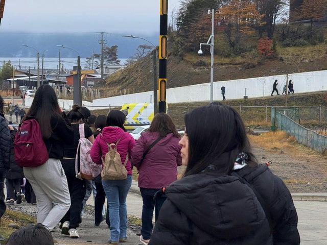 Earthquake strikes off Chile's southern coast, sparking tsunami threat, in Puerto Williams 