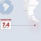 Earthquake, tsunami warning off coast of Chile and Argentina