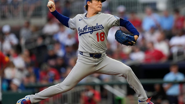 Dodgers Braves Baseball 