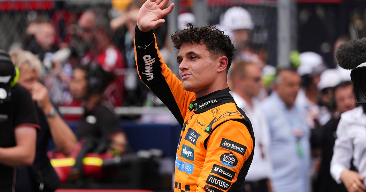 Lando Norris beats McLaren teammate Oscar Piastri in eventful sprint race at rainy Miami Grand Prix