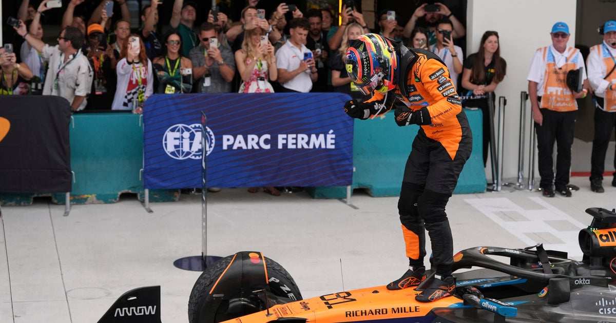 Oscar Piastri wins at Miami Grand Prix for 3rd straight Formula 1 victory, 4th win of season for championship leader Oscar Piastri wins at Miami Grand Prix for 3rd straight Formula 1 victory, 4th win of season for championship leader
