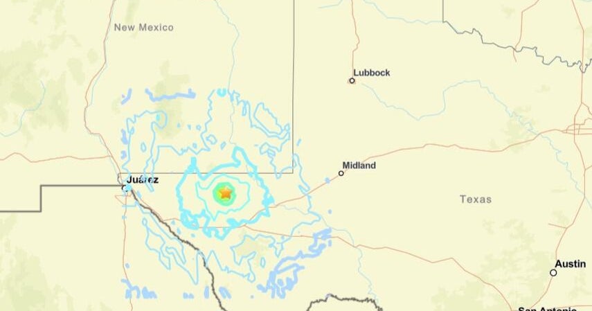 5.4-magnitude earthquake rattles rural southeastern New Mexico, West Texas 5.4-magnitude earthquake rattles rural southeastern New Mexico, West Texas