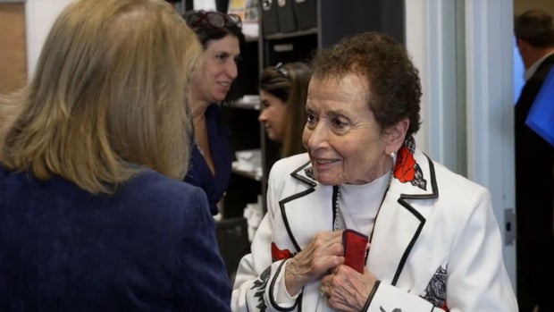 Erin Moriarty and Harriet Salarno