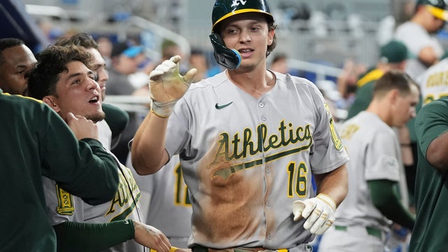 Athletics Marlins Baseball 