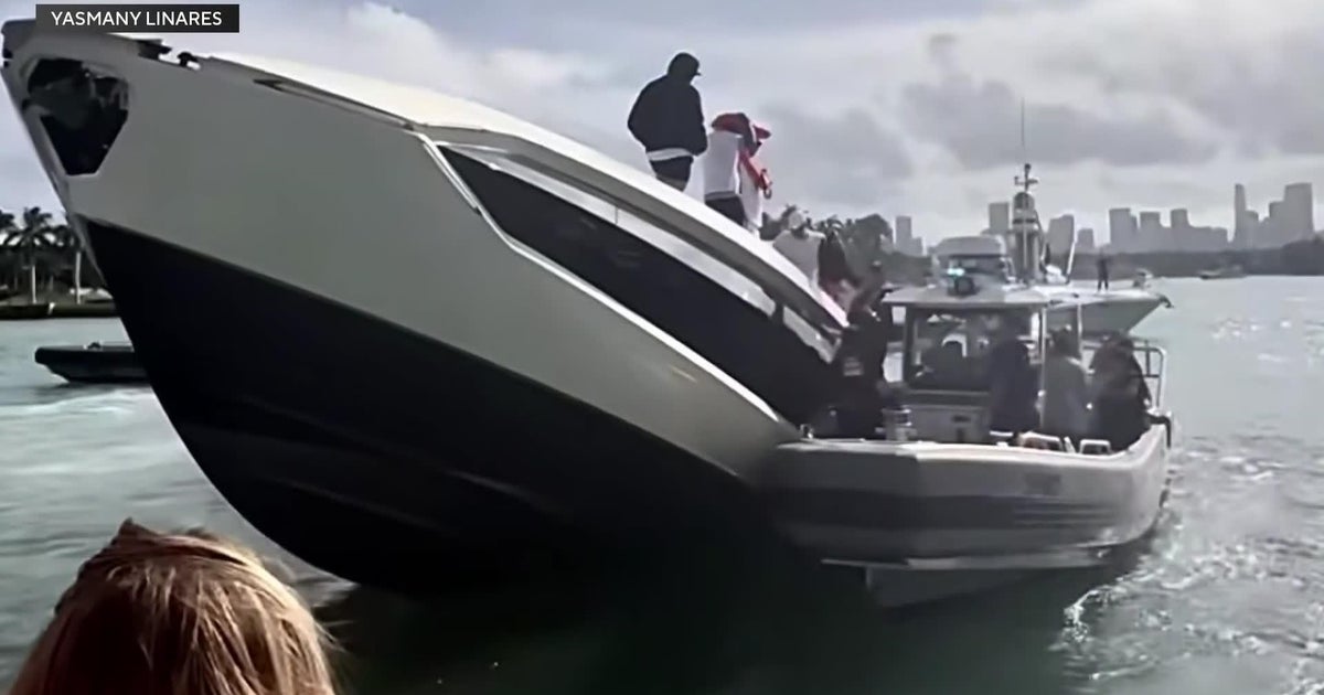 Authorities investigate after  million Lamborghini yacht partially sinks off Miami Beach