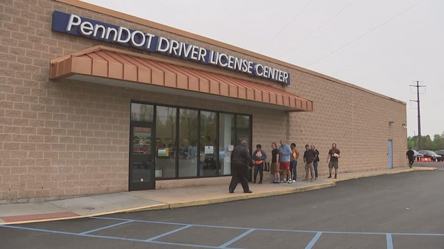 An exterior photo of the PennDOT Driver License Center 