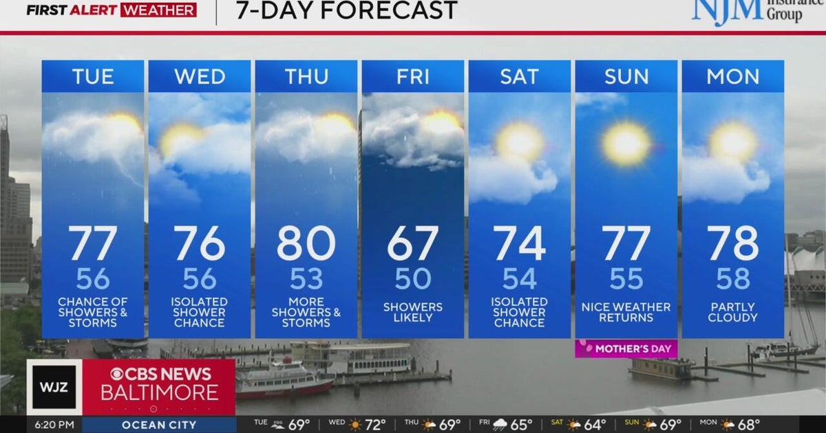 Rain, storms continue to threaten Maryland - CBS Baltimore