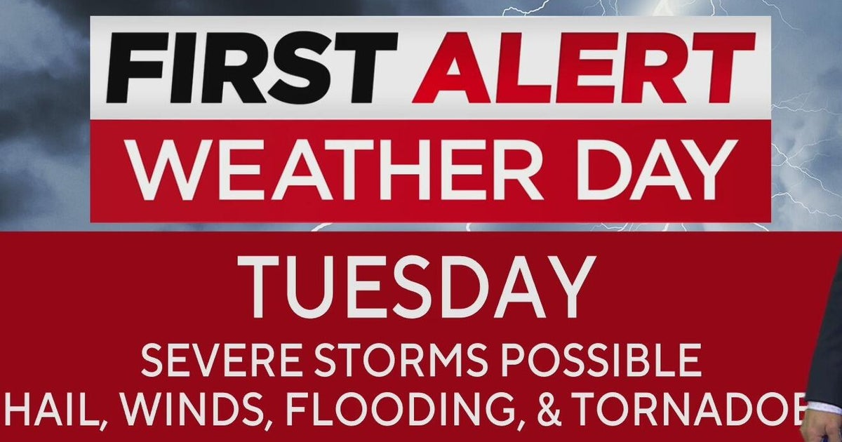 Severe weather chances return to North Texas this week - CBS Texas