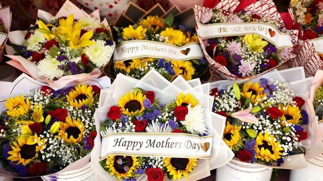 Flower district, Mother's Day weekend, Los Angeles. 