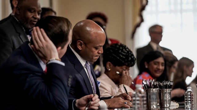 Maryland Governor Wes Moore Holds a Bill Signing Ceremony 