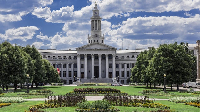 Denver City Hall and County Building in Colorado. 