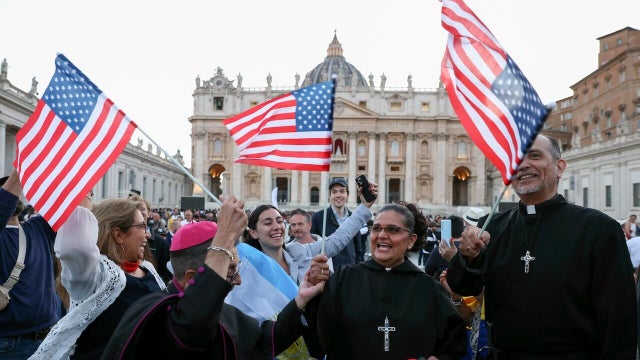 New Pope Chosen With Plume of White Smoke From Vatican Roof 