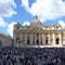 Black smoke rises from Sistine Chapel as cardinal electors vote inconclusively for third time