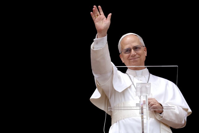 Pope Leo XIV Performs Regina Caeli Prayer In St. Peter's Square 