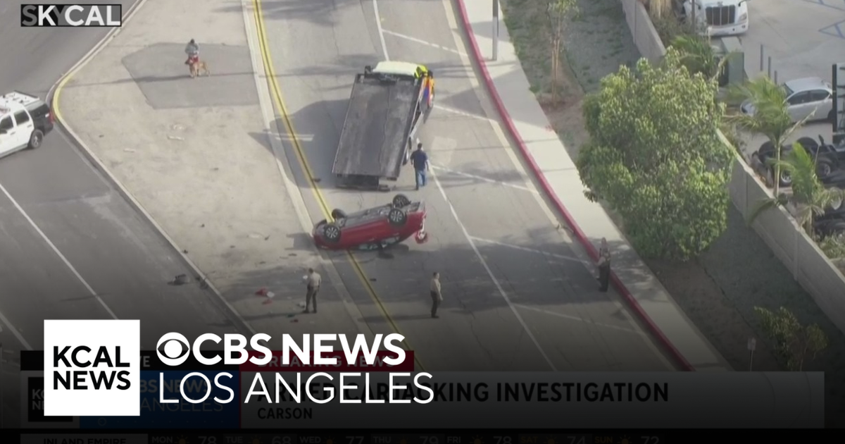Pursuit with armed carjacking suspect ends with rollover crash in ...