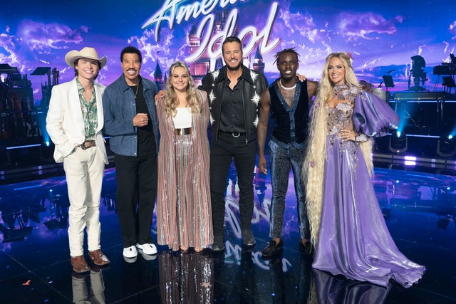 JOHN FOSTER, LIONEL RICHIE, BREANNA NIX, LUKE BRYAN, JAMAL ROBERTS, CARRIE UNDERWOOD 