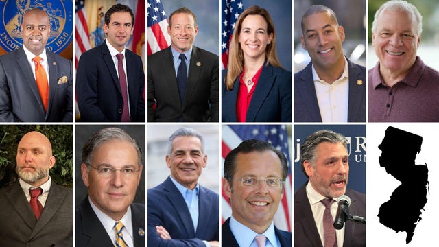 Headshots of the candidates running for governor in New Jersey 