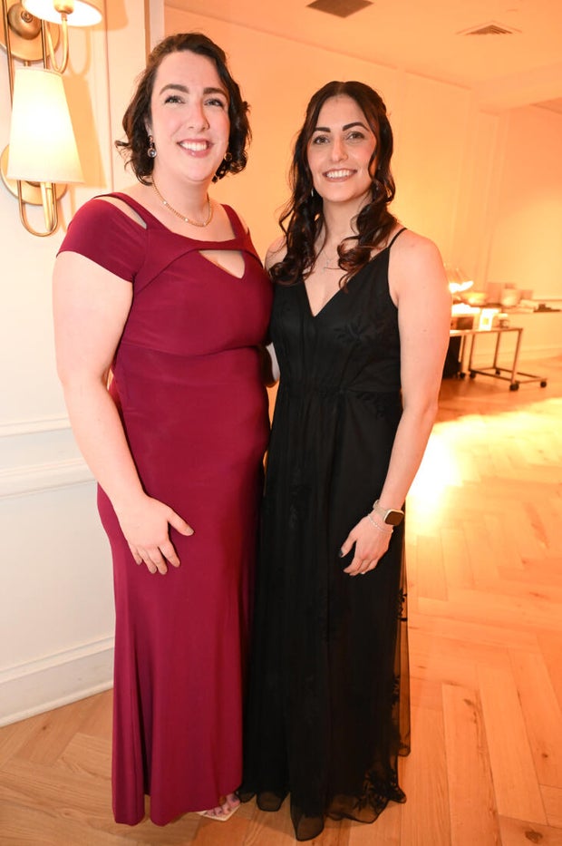 Two people pose for a photo at the Elwyn Ball 2025