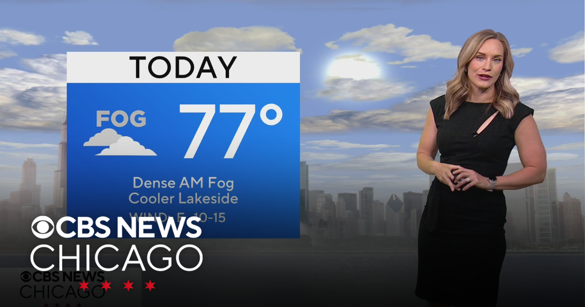 Highs in the upper 70s on Wednesday in Chicago - CBS Chicago