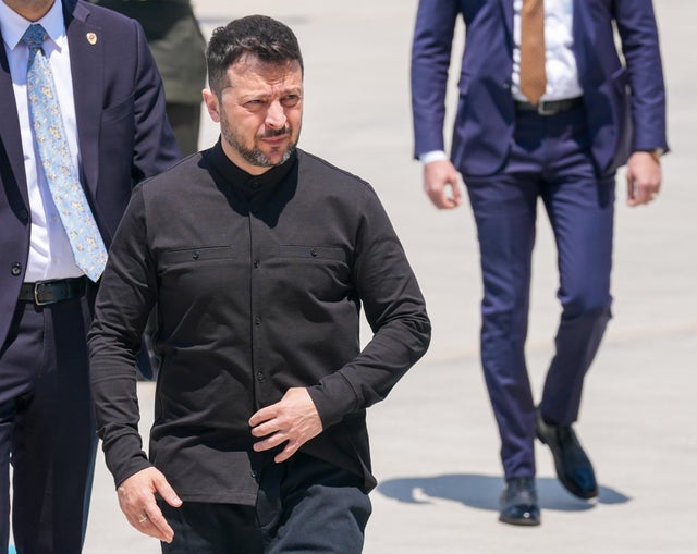 Ukrainian President Volodymyr Zelenskyy in Ankara 