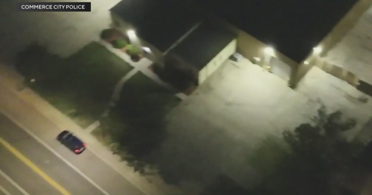 Commerce City police use drone to catch suspects - CBS Colorado