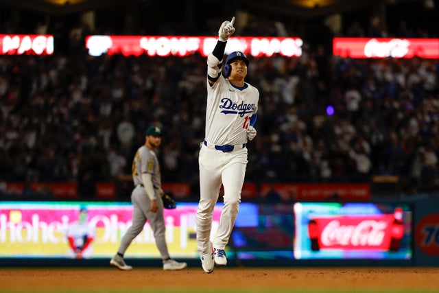 Athletics v Los Angeles Dodgers 