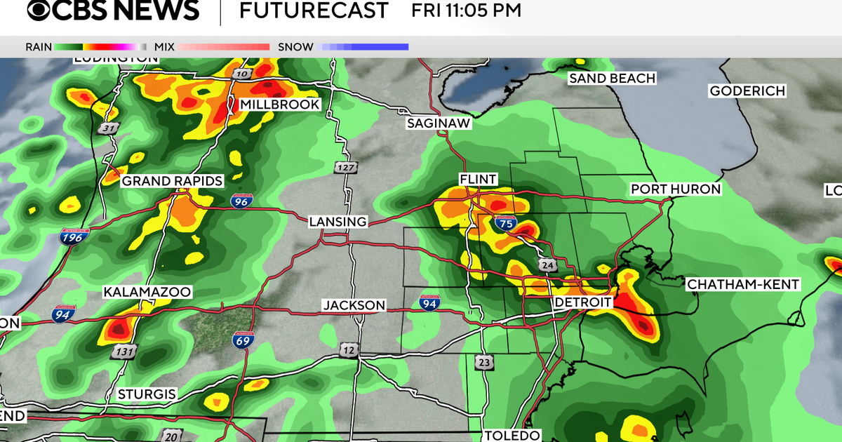 Severe storms possible in Southeast Michigan Friday night