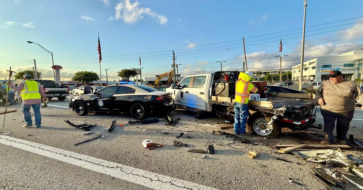 FHP cruiser struck on Palmetto Expressway work zone