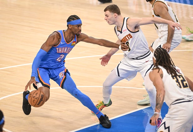 DENVER NUGGETS VS THUNDER, NBA 