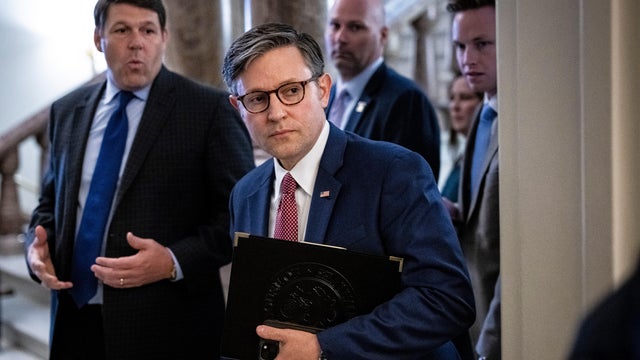 House Speaker Mike Johnson, a Republican from Louisiana, at the U.S. Capitol, in Washington, DC, US, on Thursday, May 15, 2025. 
