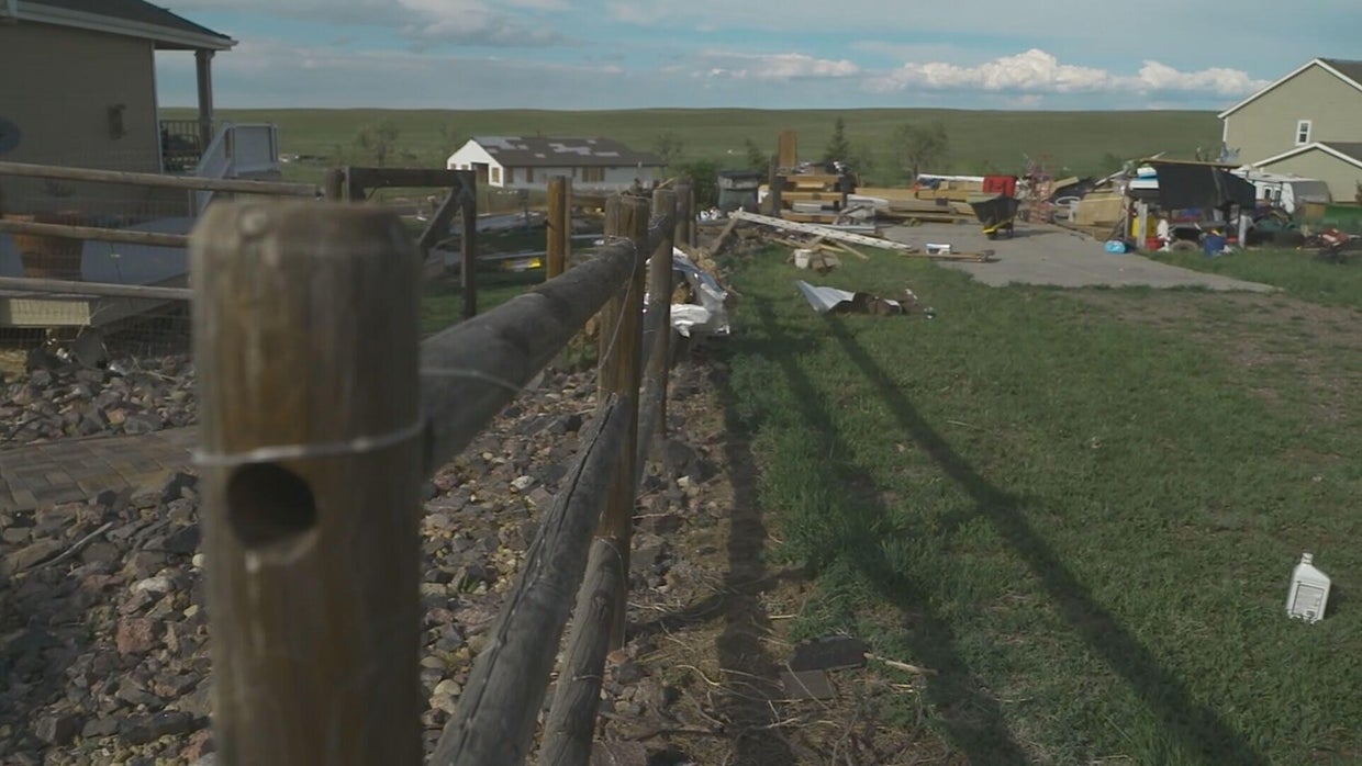 Colorado homeowner reflects on tornado damage after returning from ...